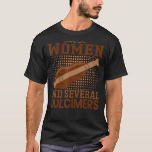 Mens Dulcimer Mens Dulcimer Lovers Guitar Funny Du T-Shirt