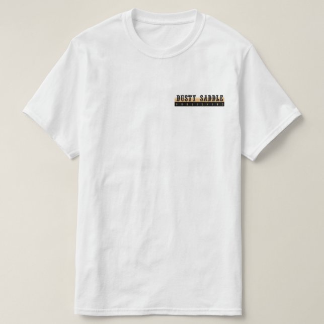 Men's Dusty Saddle Tshirt with logo (Design Front)