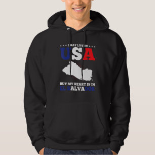 Mens El Salvador Salvador Flag Salvadoran 3 Hoodie