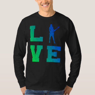 Men's Electric Guitar Player T-Shirt