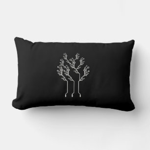 Mens Electrician Electrical Engineer Computer Nerd Lumbar Pillow