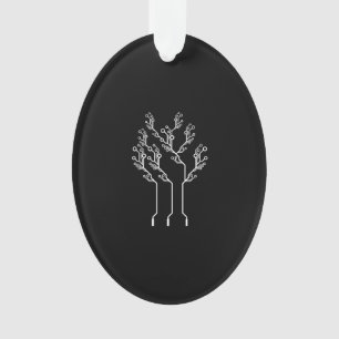 Mens Electrician Electrical Engineer Computer Nerd Ornament