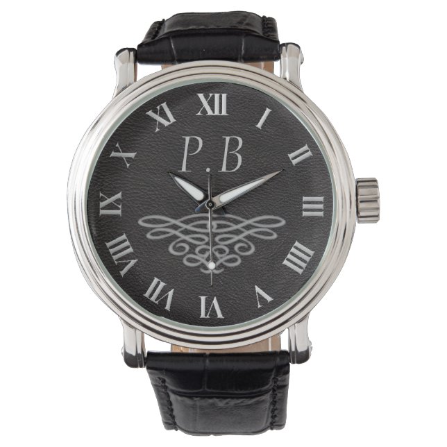 Men's Elegant and Classy Monogram Watch (Front)