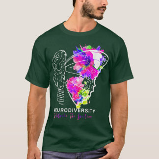 Mens Embrace Neurodiversity- Autism Awareness Spec T-Shirt