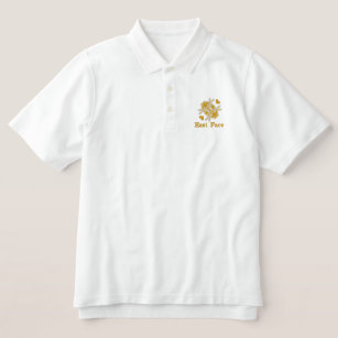 Mens' Embroidered Basic Polo T-Shirt