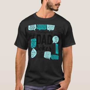 Mens Emergency Dad Jokes Quote Daddy Puns Humour F T-Shirt