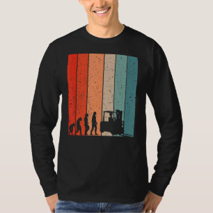 Mens Evolution Forklift Driver Evolution Forklift T-Shirt