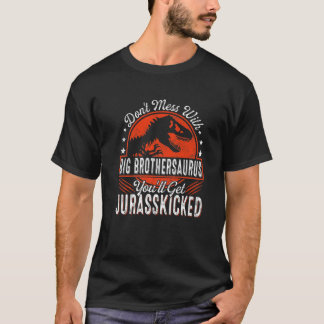 Mens Family Matching Big Brother Dinosaurs Christm T-Shirt
