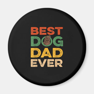 Mens Fars Day Best Newfoundland Dog Dad Ever Magnet