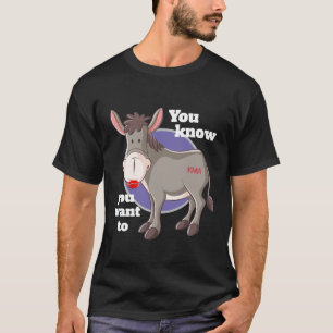 Men's Fashion Novelty YOU KNOW YOU WANT TO KMA   T-Shirt