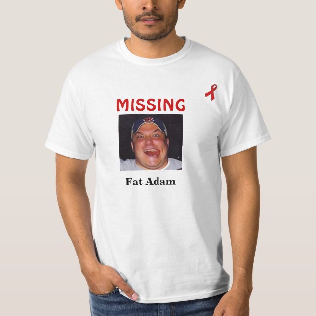 Mens Fat Adam T-Shirt (Front)