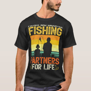 Mens Father & Daughter Fishing Partners Fisherman T-Shirt