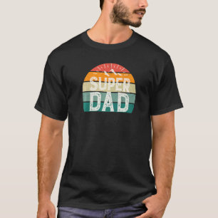 Mens Father Day Vintage Sunset For Best Daddy Ever T-Shirt