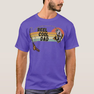 Mens Father Fisherman Reel Cool Dad Fishing Father T-Shirt