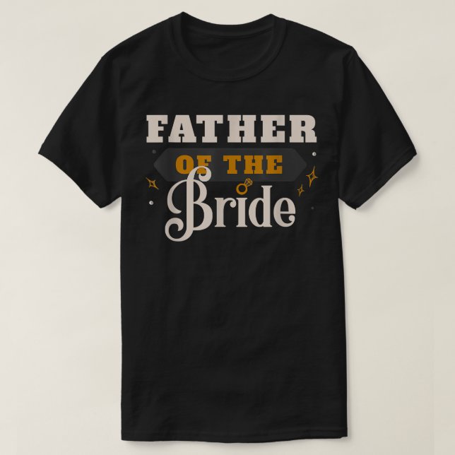 Mens Father Of The Bride Anniversary Married Coupl T-Shirt (Design Front)