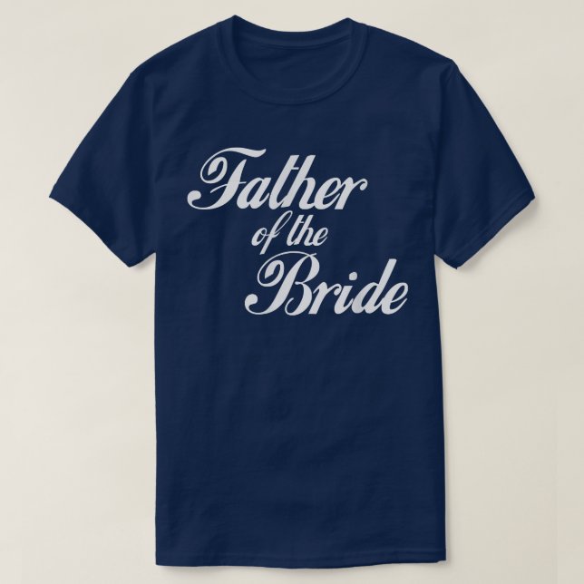 Mens Father of the Bride  T-Shirt (Design Front)