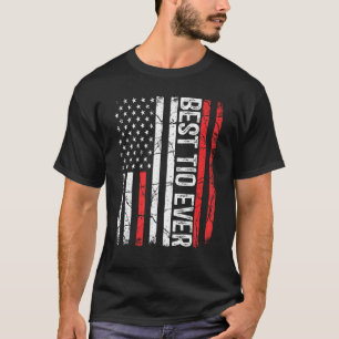 Mens Father s Day Best Tio Ever With US American F T-Shirt
