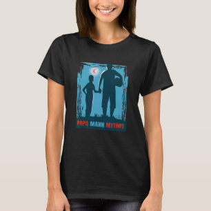 Mens Father & Son Going Ball Games  Dad Man Myth T-Shirt