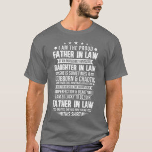 Mens Fatherinlaw of a daughter in law Fatherinlaw T-Shirt