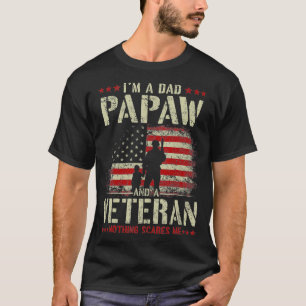 Mens Father's Day  4th of July  I'm a Dad Papaw an T-Shirt