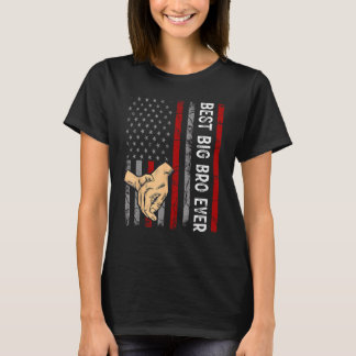 Mens Father's Day Best Nonno Ever With US American T-Shirt