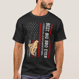 Mens Father's Day Best Nonno Ever With US American T-Shirt