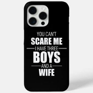 Mens Fathers Day Dad You Can´t Scare Me I Have 3 B iPhone 15 Pro Max Case