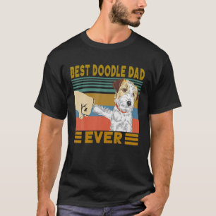 Mens Father's Day Dog Dad Best Doodle Dad Ever Gol T-Shirt