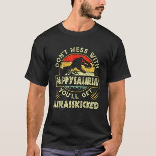 Mens Father's Day Family Matching Pappy Dinosaurs T-Shirt