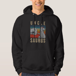 Mens Father's Day For Men Unclesaurus Uncle Saurus Hoodie