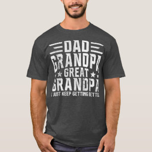 Mens Fathers Day from Grandkids Dad Grandpa Great T-Shirt