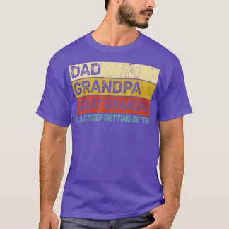 Mens Fathers Day Gift from Grandkids Dad Grandpa G T-Shirt