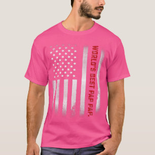 Mens Fathers Day Gift Tee World's Best Pap Pap Ev