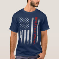 Mens Fathers Day Gift Tee World's Best Pop Pop Ev
