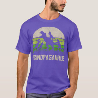 Mens Fathers Day Grandpa Grandpasaurus Dinosaur 4 T-Shirt