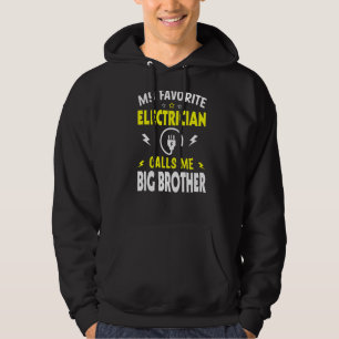 Mens Father's Day My Favourite Electrician Calls M Hoodie