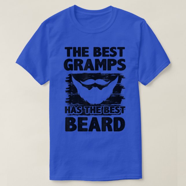 Mens Fathers Day Tee For Papa Best Gramps Has Best (Design Front)