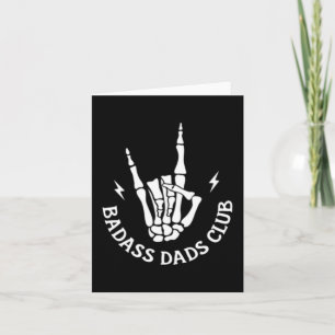 Mens Fathers Day Tough Dads Club Performance Card