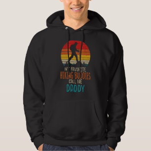 Mens Favourite Hiking Buddies Call Me Daddy Hiker Hoodie