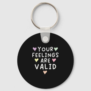 Mens feelings are valid awareness mental health keychain