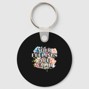 Mens feelings are valid mental health awareness keychain