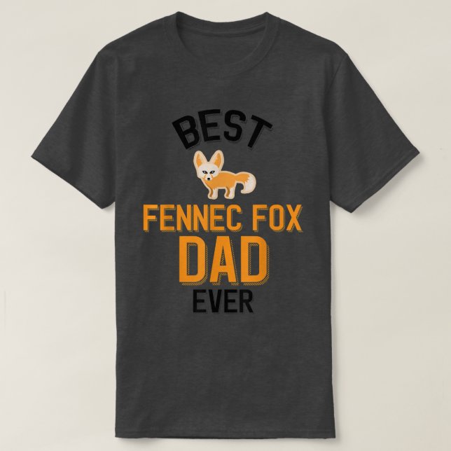 Mens Fennec Fox Dad T-Shirt (Design Front)