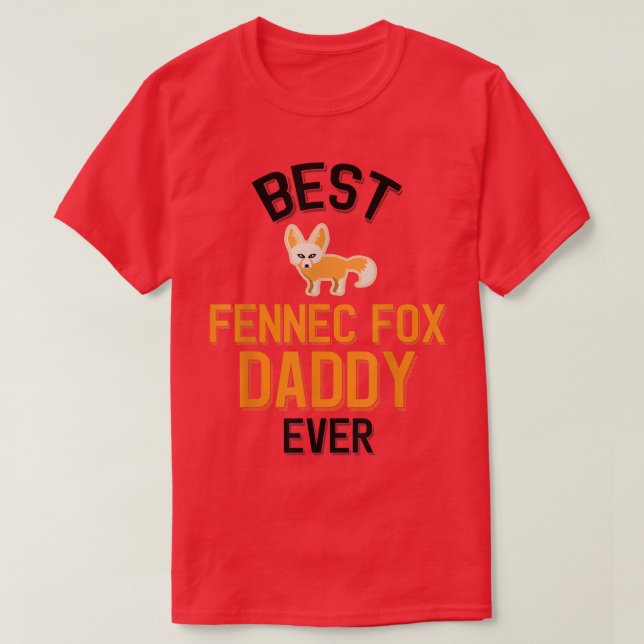 Mens Fennec Fox Daddy T-Shirt (Design Front)