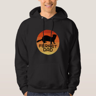Mens Ferret Dad Hoodie