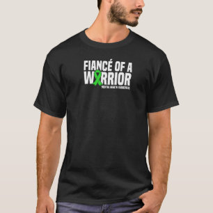 Mens Fiance Of A Warrior Mental Health Awareness T-Shirt
