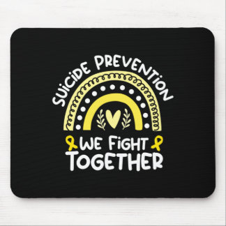 Mens Fight Together Awareness Shirt For Prevention Mouse Pad