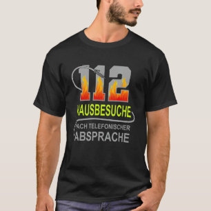 Mens Fire Brigade Motif for Firefighters and the F T-Shirt