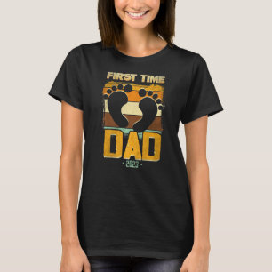 Mens First Time Dad 2023 Promoted To Daddy 2023  3 T-Shirt