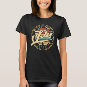 Mens First Time Pa 2023 For Promoted To Dad T-Shirt
