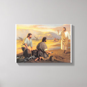 Men's fisherman canvas print
